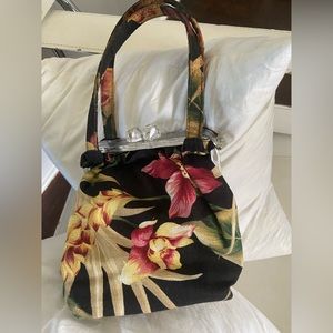 Mivida Retro Bark cloth purse